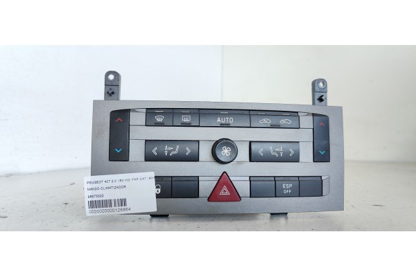 Recambio de mando climatizador para peugeot 407 premium referencia OEM IAM 96573322  