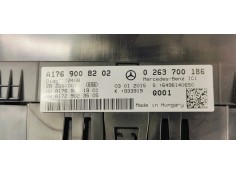 Recambio de cuadro instrumentos para mercedes-benz clase a (w176) 2.2cdi 136 [200] fap referencia OEM IAM 0263700186  