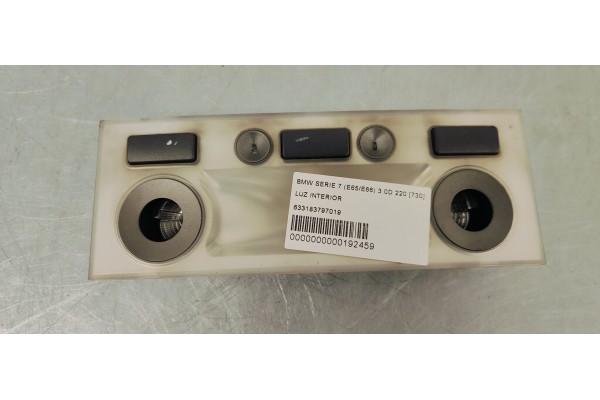 Recambio de luz interior para bmw serie 7 (e65/e66) 3.0d 220 [730] referencia OEM IAM 633183797019  