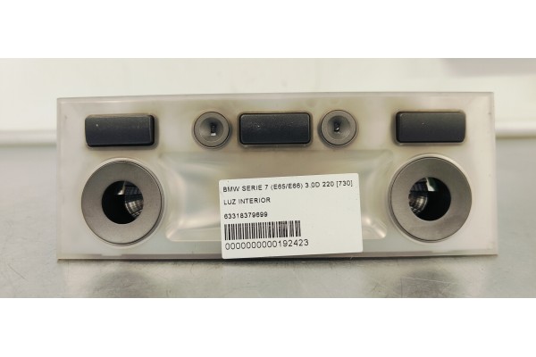 Recambio de luz interior para bmw serie 7 (e65/e66) 3.0d 220 [730] referencia OEM IAM 63318379699  