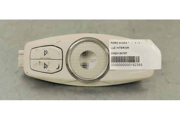 Recambio de luz interior para ford s-max referencia OEM IAM EM2A13K767  