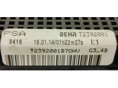 Recambio de resistencia calefaccion para peugeot 5008 1.6 hdi 115 fap referencia OEM IAM T2392001  