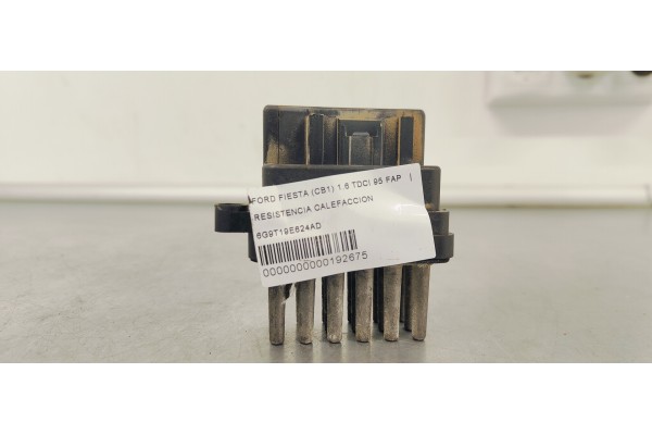 Recambio de resistencia calefaccion para ford fiesta (cb1) 1.6 tdci 95 fap referencia OEM IAM 6G9T19E624AD  
