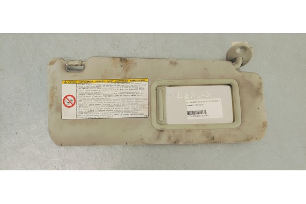 Recambio de parasol derecho para lexus is200 (ds2/is2) 2.2 d 180 [220] fap referencia OEM IAM   