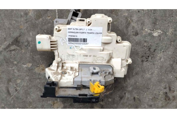 Recambio de cerradura puerta trasera izquierda para seat altea (5p1) 1.9 tdi referencia OEM IAM 1P0839015  