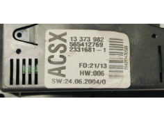 Recambio de pantalla multifuncion para opel zafira b edition ´´111 jahre´´ referencia OEM IAM 13373982  