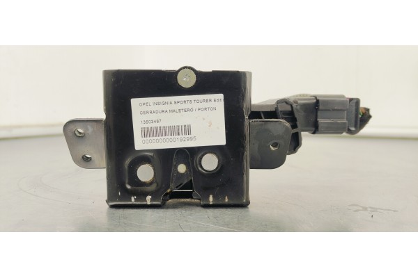 Recambio de cerradura maletero / porton para opel insignia sports tourer edition referencia OEM IAM 13503467  
