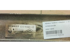 Recambio de intercooler para renault scenic ii emotion referencia OEM IAM 8200115540  