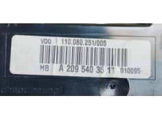 Recambio de cuadro instrumentos para mercedes-benz clase clk (w209) coupe 2.7cdi 170 [270] referencia OEM IAM A2095403511  