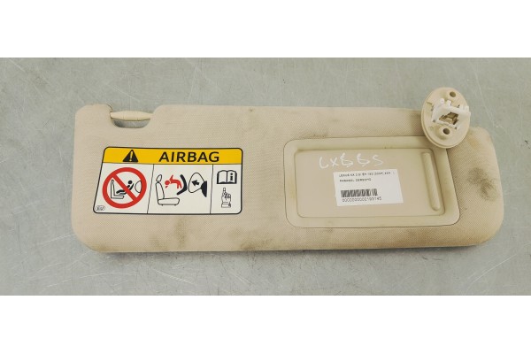 Recambio de parasol derecho para lexus nx 2.5i eh 153 [300h] 4x4 referencia OEM IAM   