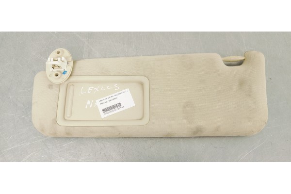 Recambio de parasol izquierdo para lexus nx 2.5i eh 153 [300h] 4x4 referencia OEM IAM   