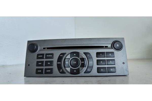 Recambio de sistema audio / radio cd para peugeot 407 premium referencia OEM IAM   