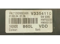 Recambio de cuadro instrumentos para volkswagen golf v berlina (1k1) highline 4motion referencia OEM IAM 1K0920860L  