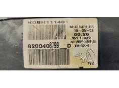 Recambio de cuadro instrumentos para renault megane ii classic berlina confort expression referencia OEM IAM 8200408799D  