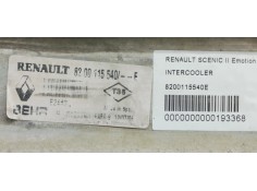 Recambio de intercooler para renault scenic ii emotion referencia OEM IAM 8200115540E  
