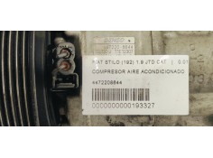 Recambio de compresor aire acondicionado para fiat stilo (192) 1.9 jtd cat referencia OEM IAM 4472208644  