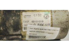 Recambio de motor arranque para fiat punto berlina (188) 1.2 8v active referencia OEM IAM 63101018  