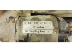 Recambio de motor arranque para ssangyong kyron 2.0 d referencia OEM IAM 6611513701  