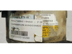 Recambio de compresor aire acondicionado para renault scenic ii emotion referencia OEM IAM 8200309193  
