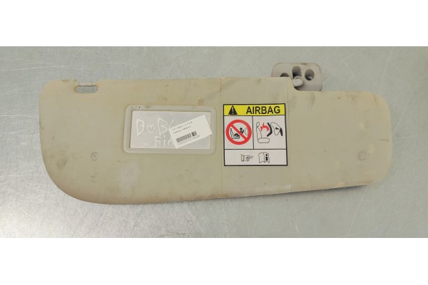 Recambio de parasol derecho para fiat doblo 1.3 jtd 90 referencia OEM IAM   