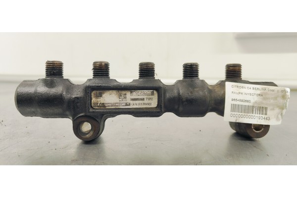 Recambio de rampa inyectora para citroen c4 berlina cool referencia OEM IAM 9654592680  