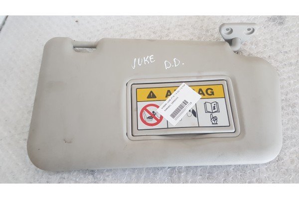 Recambio de parasol derecho para nissan juke (f15) 1.5 dci 110 fap referencia OEM IAM   