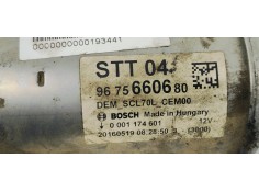 Recambio de motor arranque para citroen c4 picasso 1.6 hdi 120 fap referencia OEM IAM 9675660680  