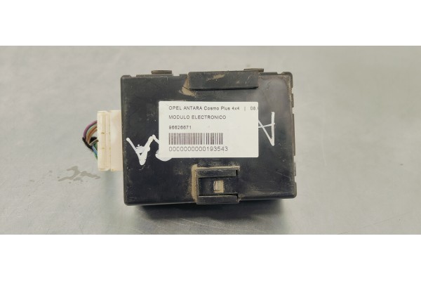 Recambio de modulo electronico para opel antara cosmo plus 4x4 referencia OEM IAM 96626671  