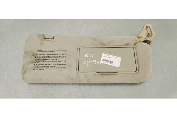Recambio de parasol derecho para kia opirus referencia OEM IAM   