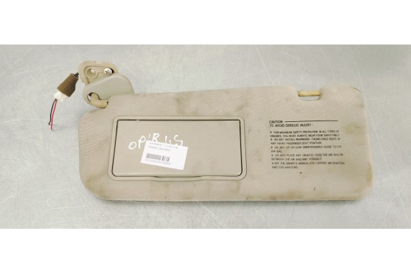 Recambio de parasol izquierdo para kia opirus referencia OEM IAM   