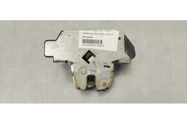 Recambio de cerradura maletero / porton para peugeot 5008 1.6 hdi 115 fap referencia OEM IAM 9684648680  