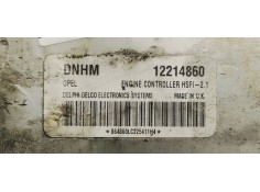 Recambio de centralita motor uce para opel astra g berlina club referencia OEM IAM 12214860  