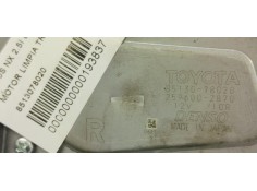 Recambio de motor limpia trasero para lexus nx 2.5i eh 153 [300h] 4x4 referencia OEM IAM 8513078020  