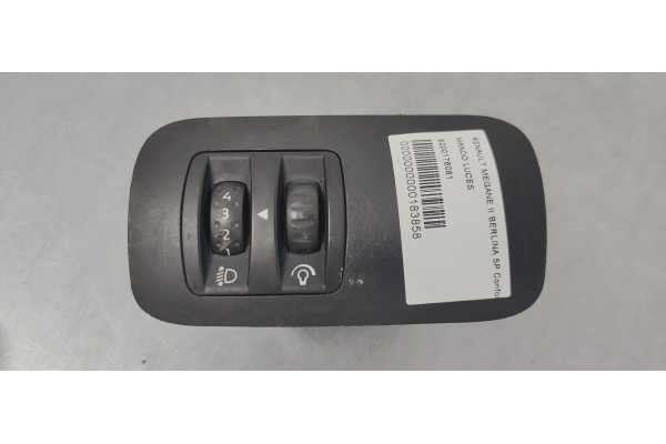 Recambio de mando luces para renault megane ii berlina 5p confort dynamique referencia OEM IAM 8200176081  