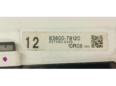 Recambio de cuadro instrumentos para lexus nx 2.5i eh 153 [300h] 4x4 referencia OEM IAM 8380078120  