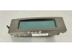 Recambio de pantalla multifuncion para peugeot 5008 1.6 hdi 115 fap referencia OEM IAM 9666483680  
