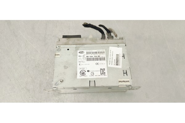 Recambio de sistema audio / radio cd para peugeot 308 1.5 hdi 130 fap referencia OEM IAM 9810475480  