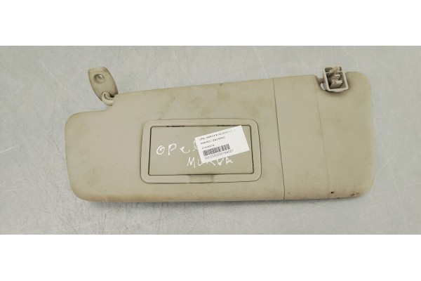 Recambio de parasol izquierdo para opel meriva b referencia OEM IAM 010440018  