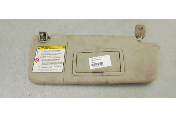 Recambio de parasol derecho para opel meriva b referencia OEM IAM 13503951  