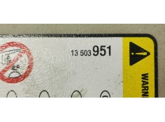 Recambio de parasol derecho para opel meriva b referencia OEM IAM 13503951  