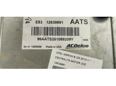Recambio de centralita motor uce para opel meriva b referencia OEM IAM 12639891  