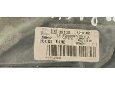 Recambio de faro derecho para opel agila b 1.2i 85 referencia OEM IAM 3510052K00  
