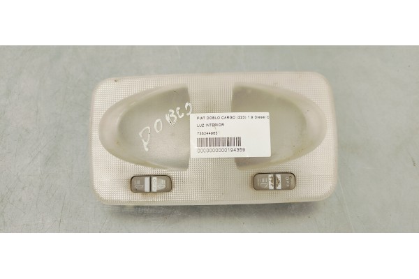 Recambio de luz interior para fiat doblo cargo (223) 1.9 diesel cat referencia OEM IAM 735244963  