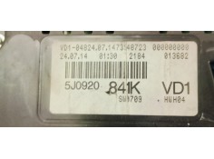 Recambio de cuadro instrumentos para skoda fabia combi (5j5) 1.6 tdi 90 fap referencia OEM IAM 5J0920841K  