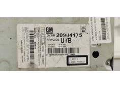 Recambio de sistema audio / radio cd para opel meriva b referencia OEM IAM 20984175  