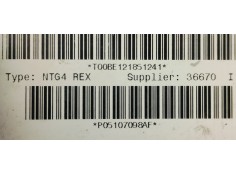 Recambio de sistema audio / radio cd para dodge journey 2.0 crd 140 fap referencia OEM IAM P05107098AF  