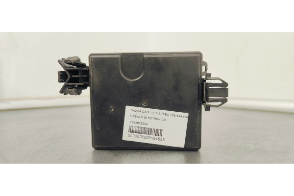Recambio de modulo electronico para mazda cx-3 1.5 d turbo 105 4x4 fap referencia OEM IAM D10A675Z0A  