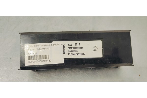 Recambio de modulo electronico para opel insignia berlina 1.6 cdti 136 fap referencia OEM IAM 13595718  