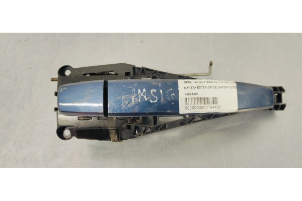 Recambio de maneta exterior delantera derecha para opel insignia berlina 1.6 cdti 136 fap referencia OEM IAM 14096401  