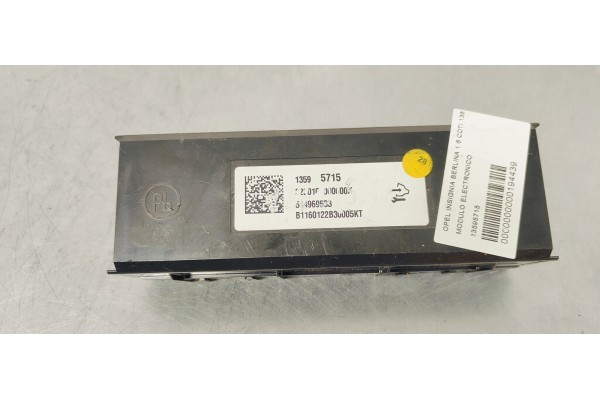 Recambio de modulo electronico para opel insignia berlina 1.6 cdti 136 fap referencia OEM IAM 13595715  